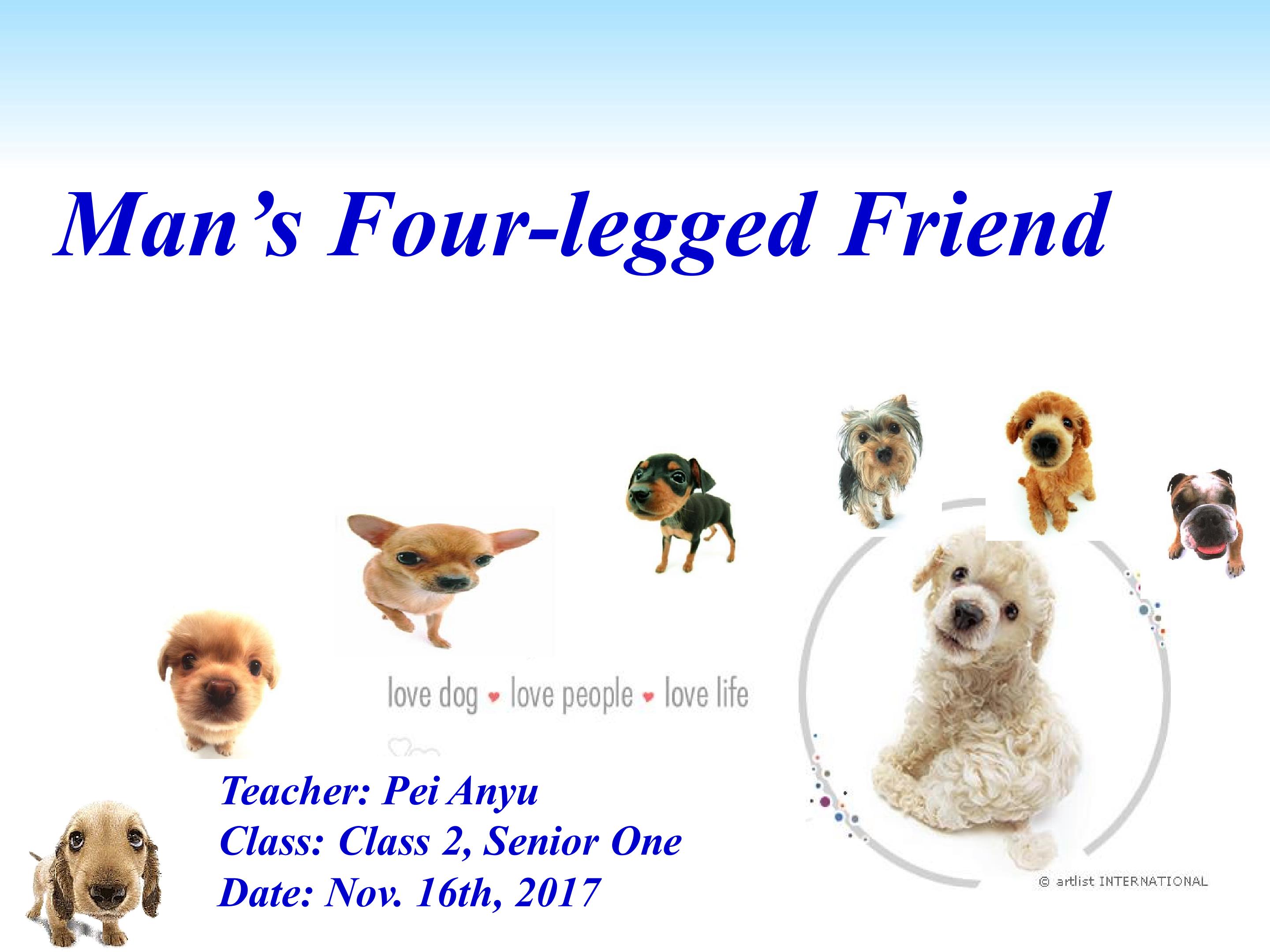 Man's Four-legged Friends