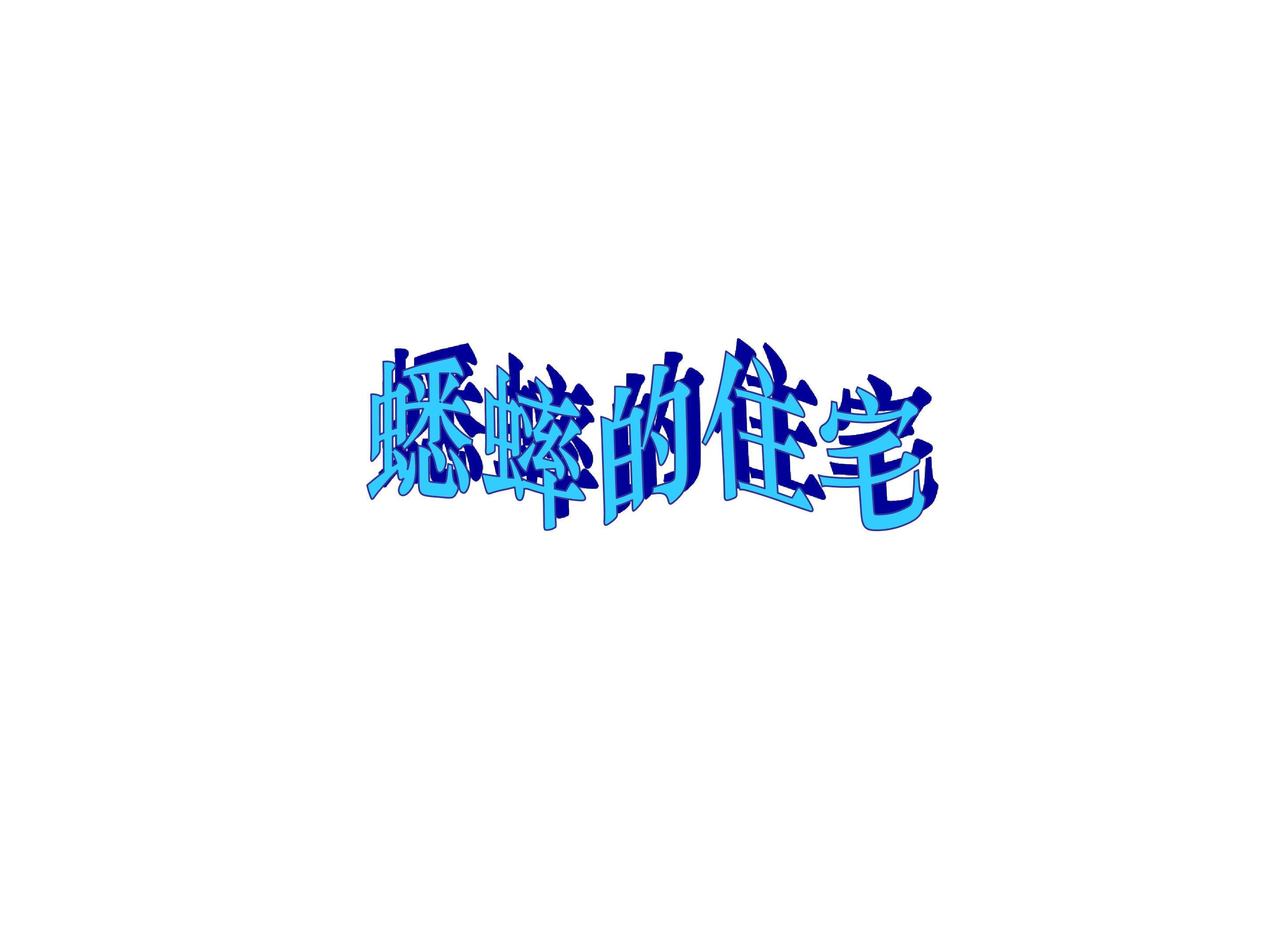 蟋蟀的住宅_课件2