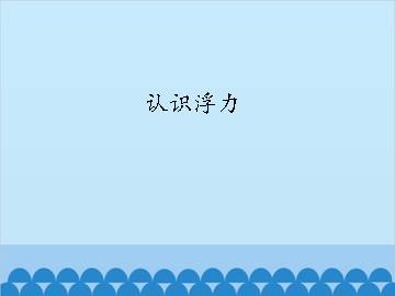 认识浮力_课件1