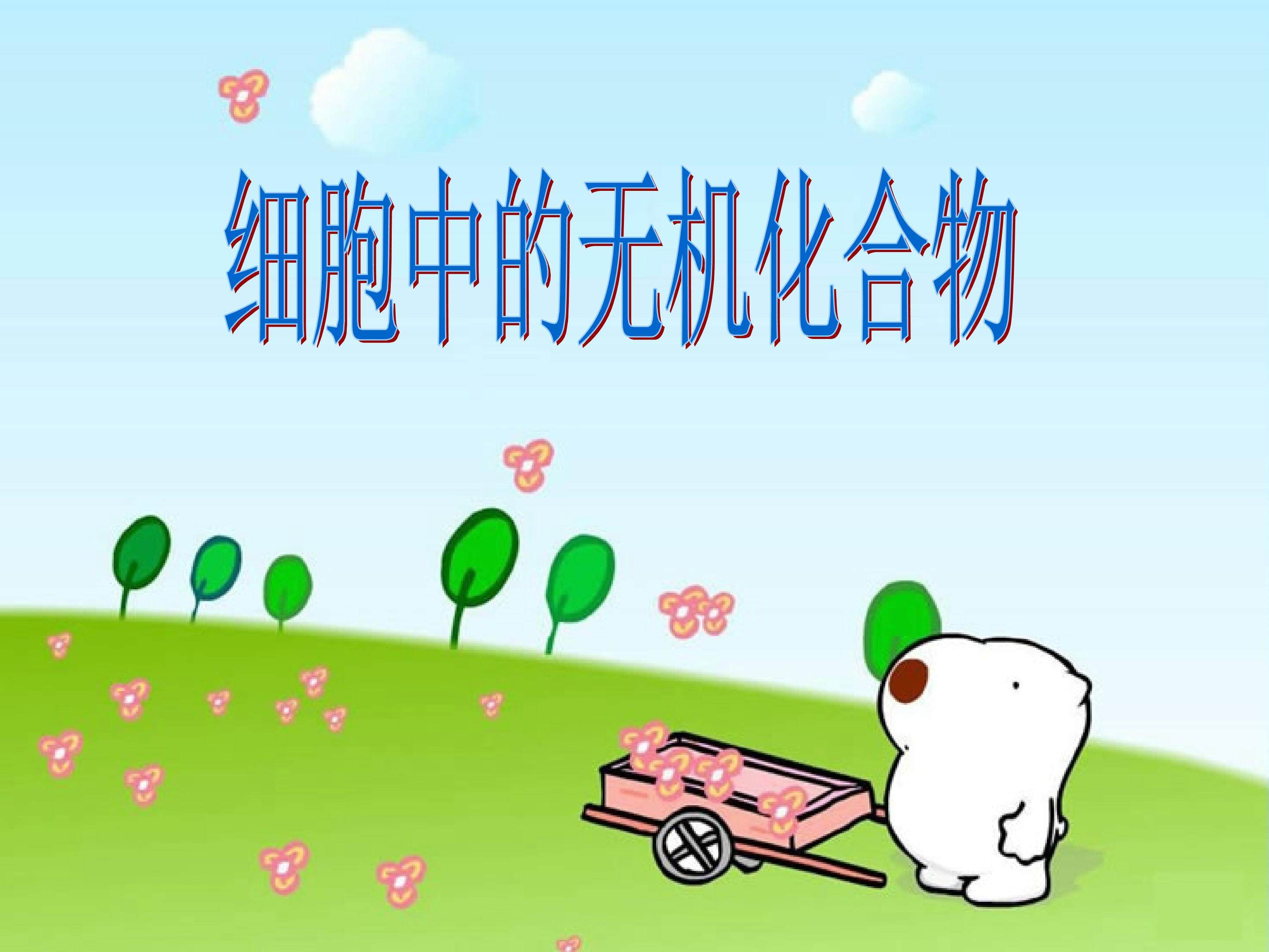 细胞中的无机化合物_课件1