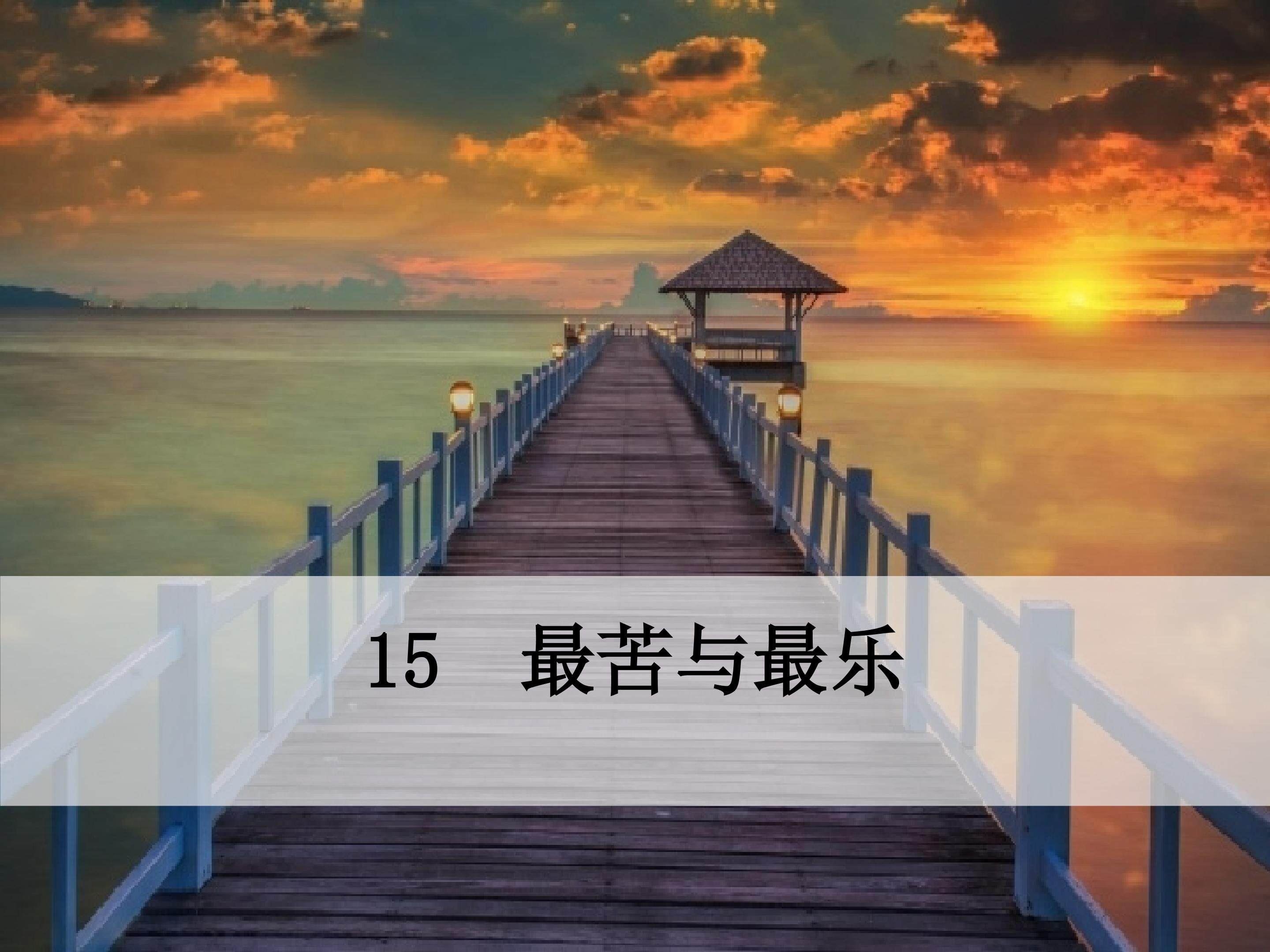 《最苦与最乐》