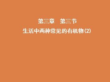 第三节 生活中两种常见的有机物