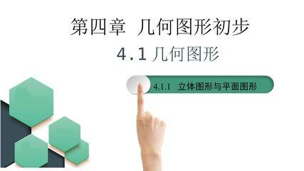 认识立体图形与平面图形