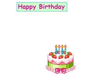 Unit 1 Happy birthday!