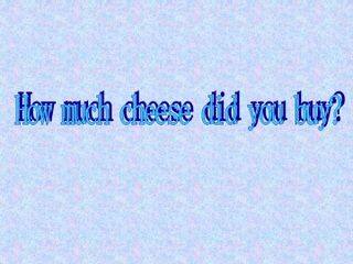 How much cheese did you buy?_课件1