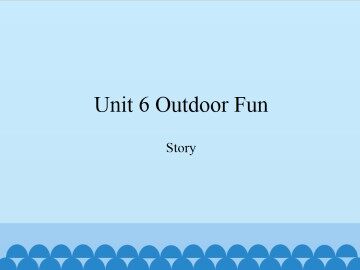 Unit 6 Outdoor Fun-Story_课件1