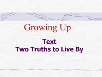 Growing Up_课件1