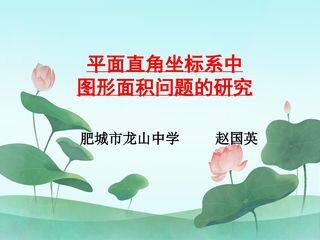 平面直角坐标系中图形面积问题的研究