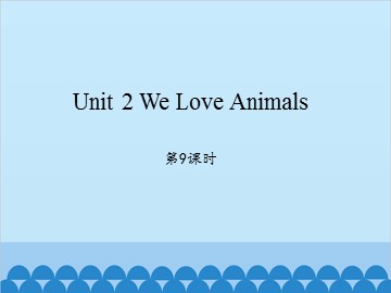 Unit 2 We Love Animals第9课时_课件1