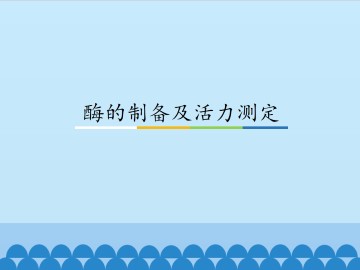 酶的制备及活力测定_课件1