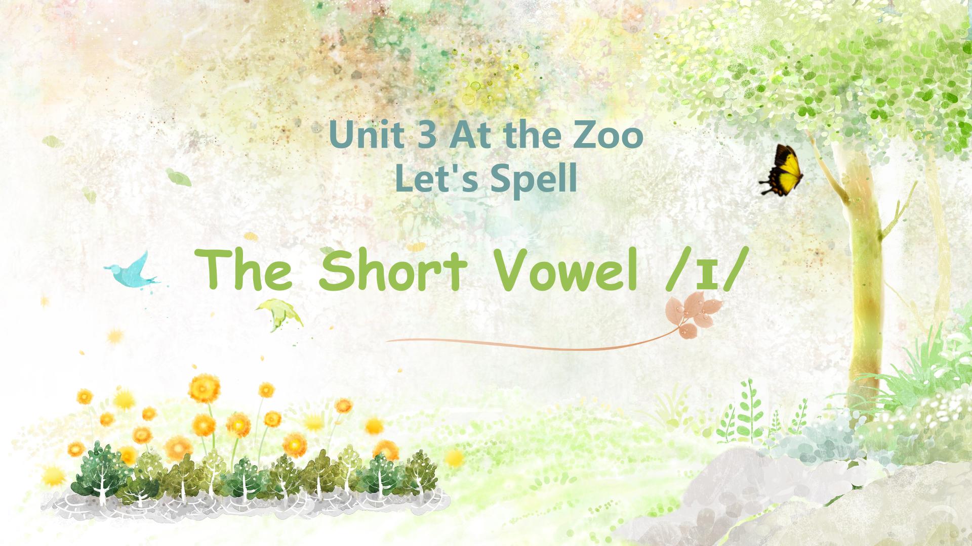The Short Vowel ɪ