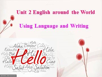 Unit 2 English around the world