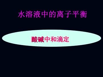 盐类的水解_课件3