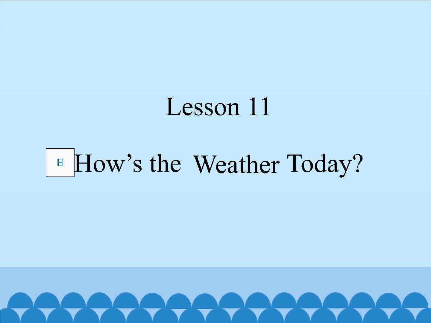 How's the weather today