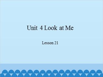 Unit 4 Look at Me-Lesson 21_课件1