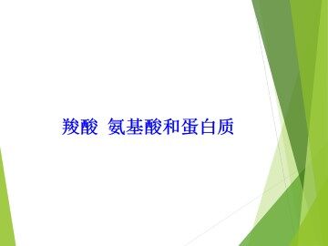羧酸 氨基酸和蛋白质_课件1