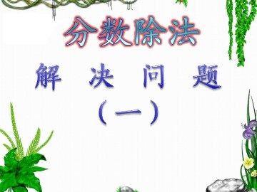 2. 分数除法