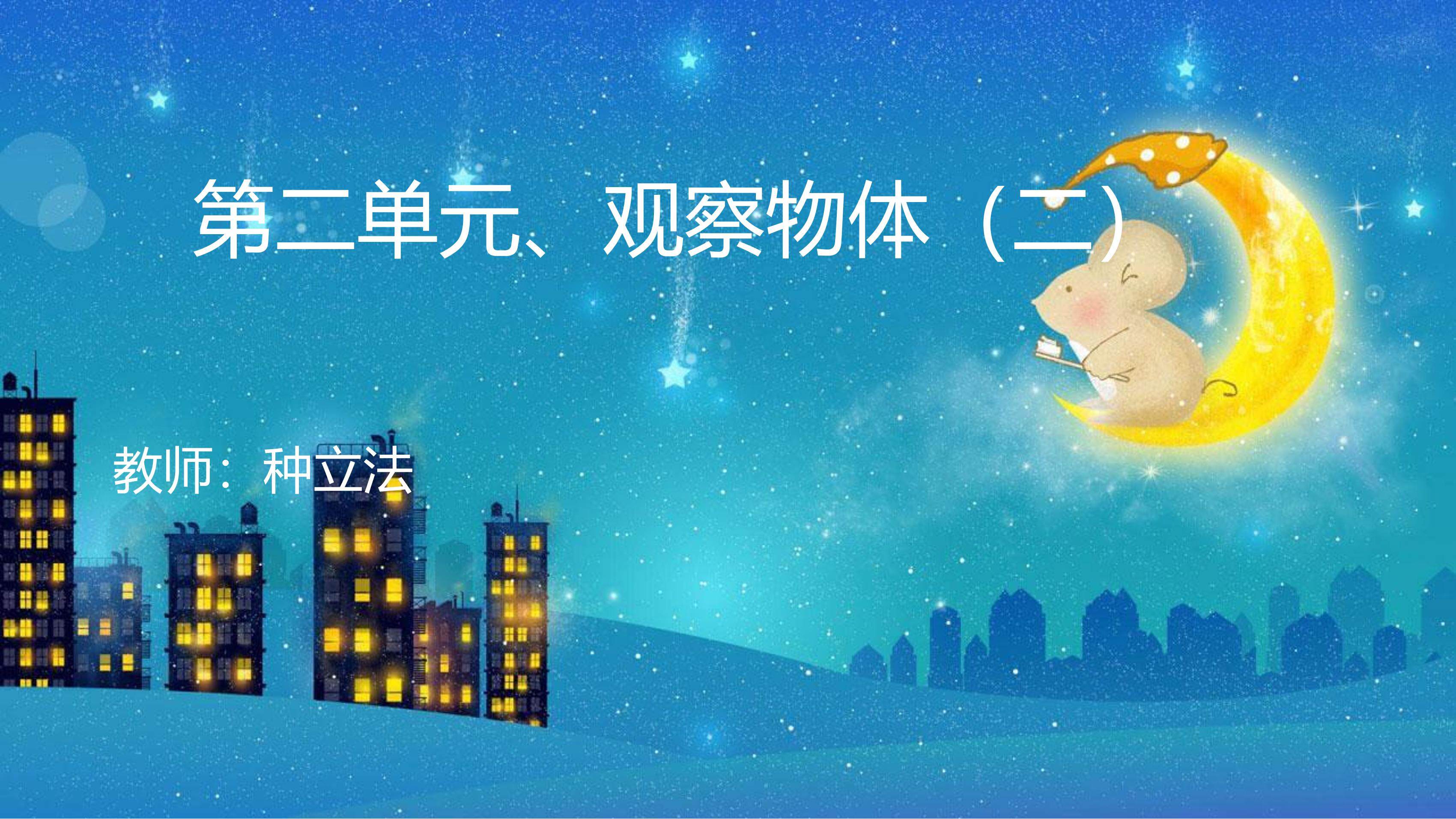 观察物体（二）