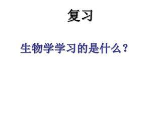 生物的特征