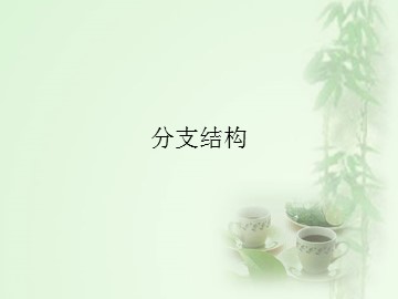 分支结构_课件1