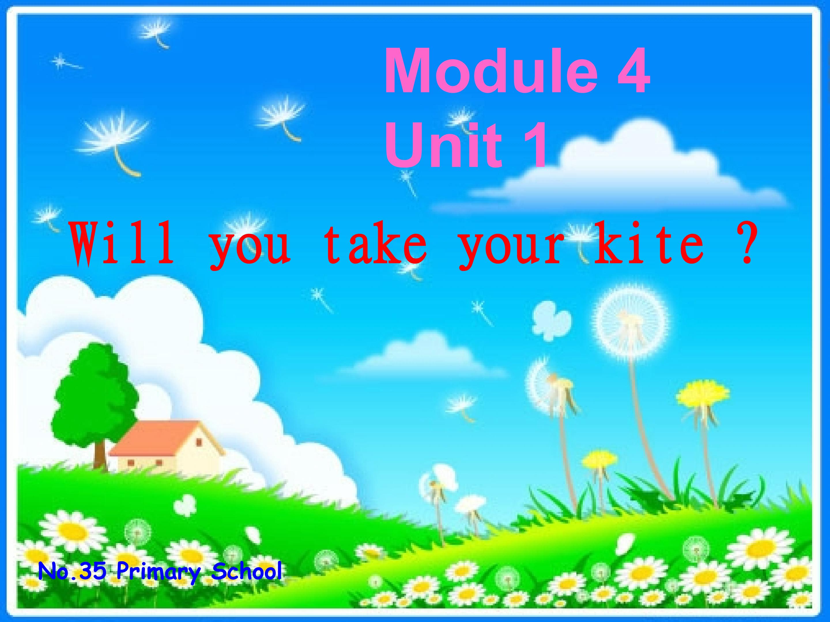 M4U1 Will you take your kite?