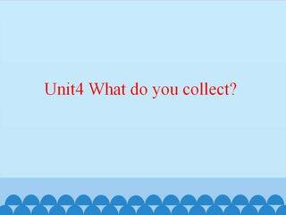 Unit4 What do you collect?_课件1