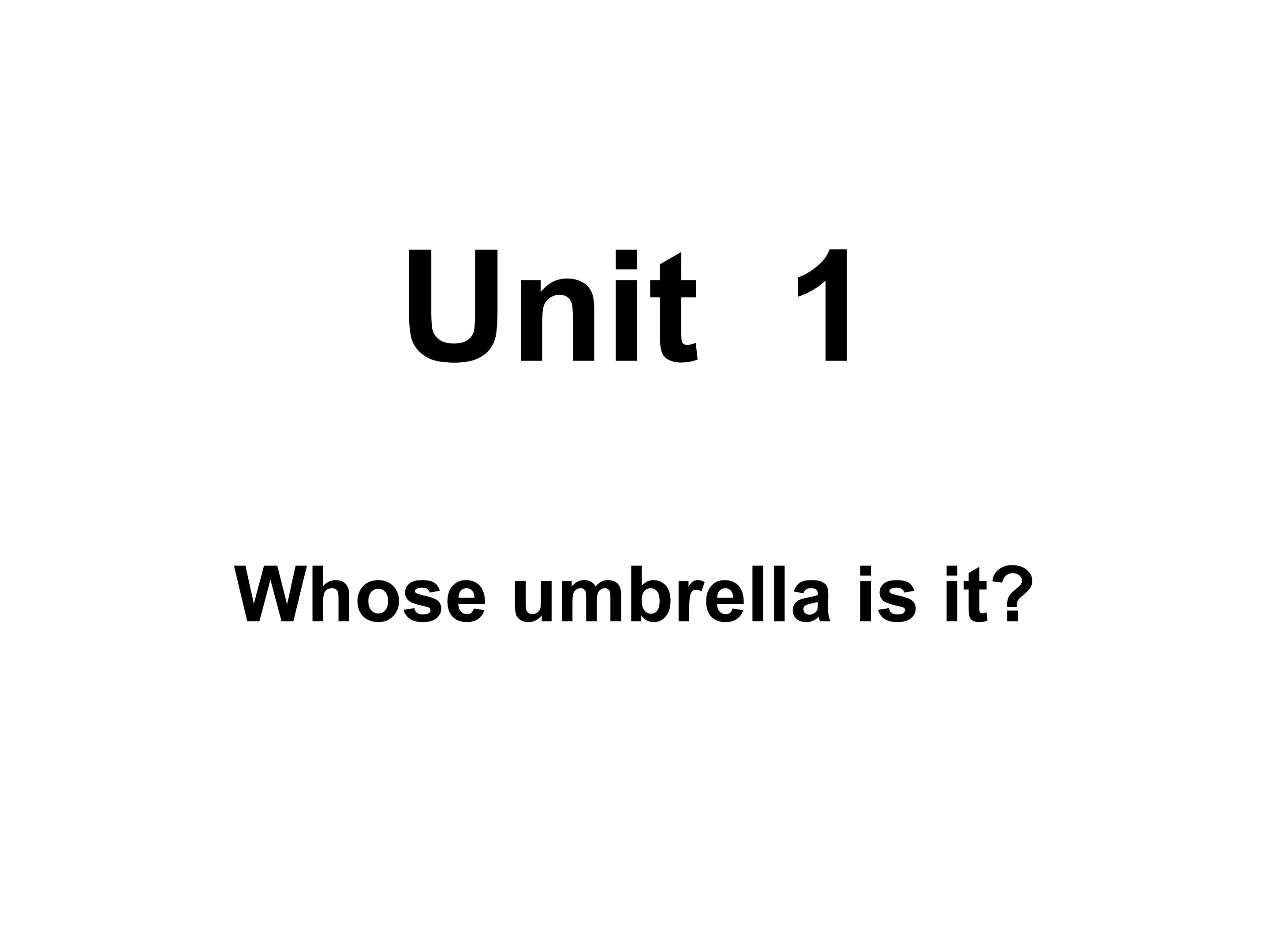 unit 1