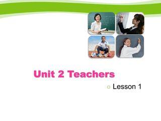 【课件】五年级上册英语人教版新起点Unit 2《Teachers》(Lesson 1)01
