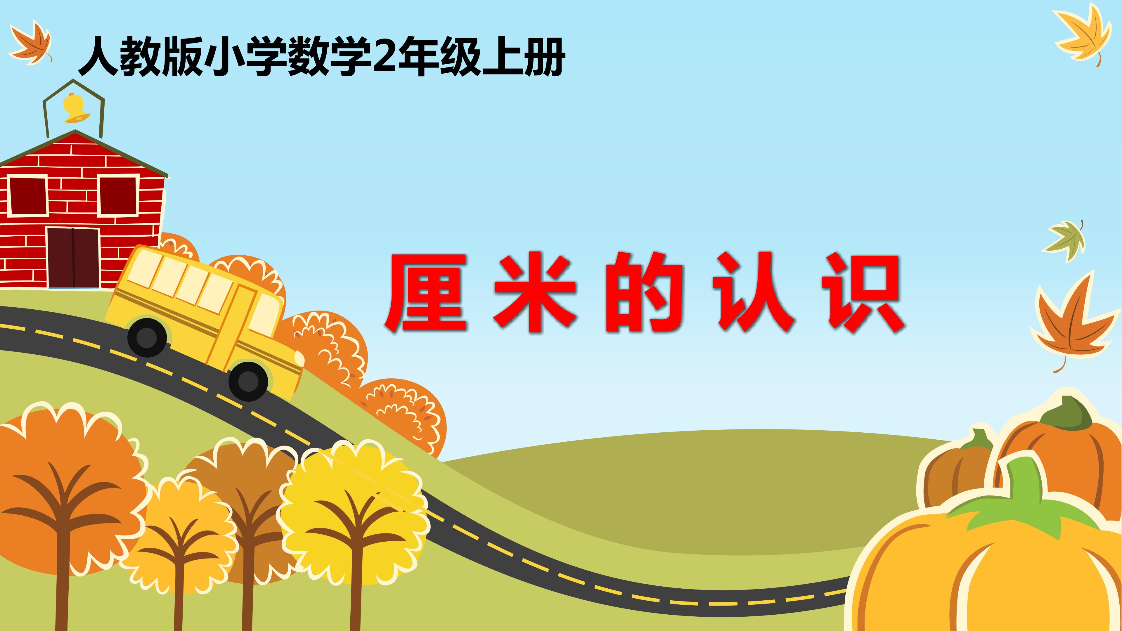 厘米的认识