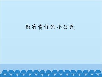 做有责任的小公民_课件1
