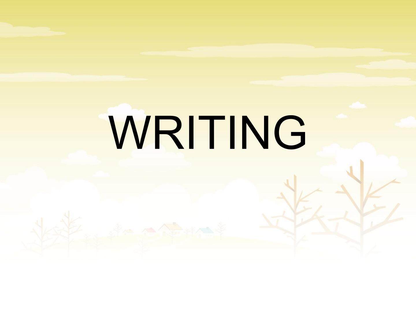 Writing