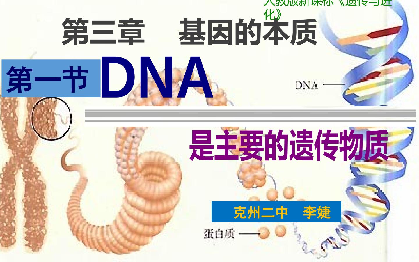 DNA是主要遗传物质