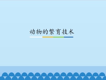 动物的繁育技术_课件1