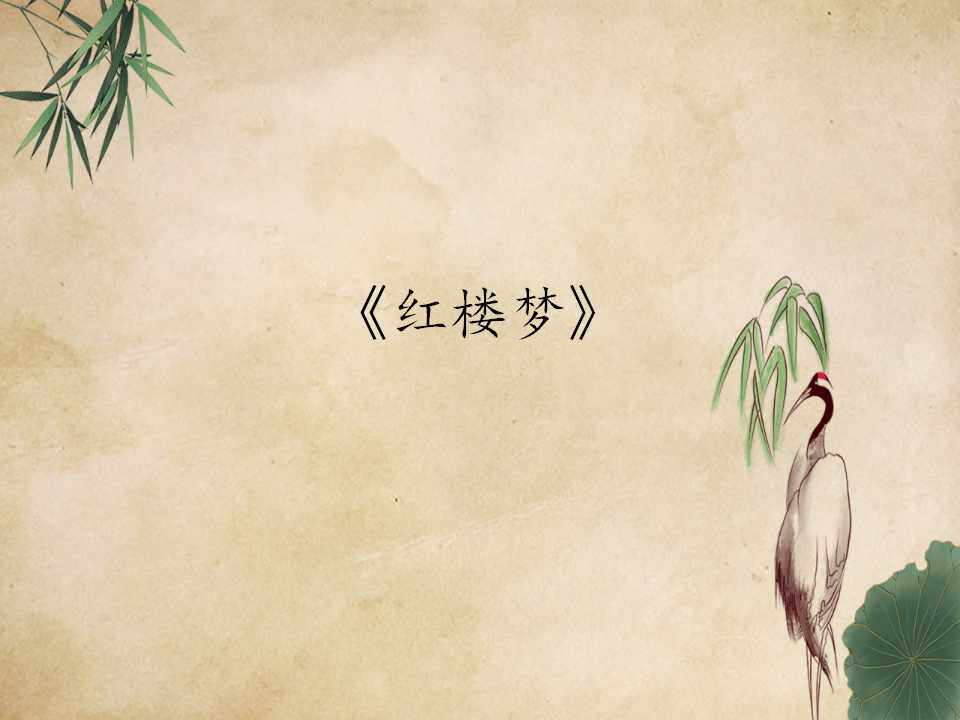 《红楼梦》