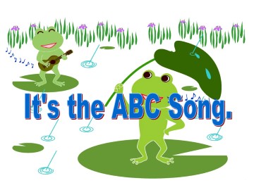 It's the ABC song._课件1