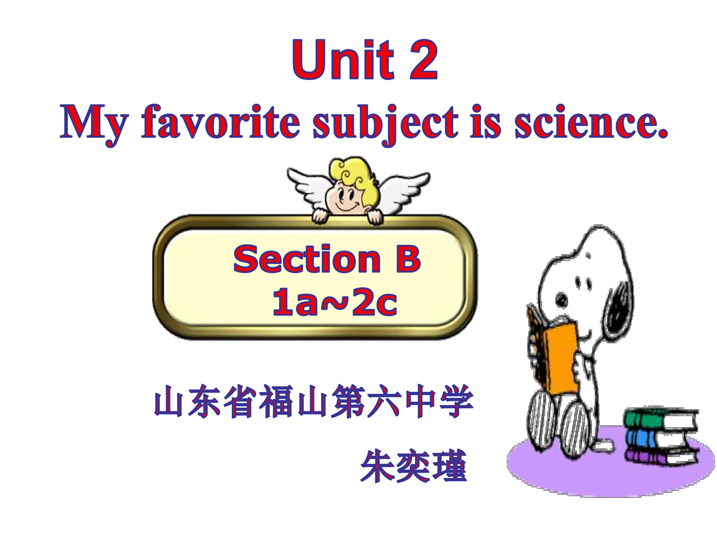 Section B 1a-2e