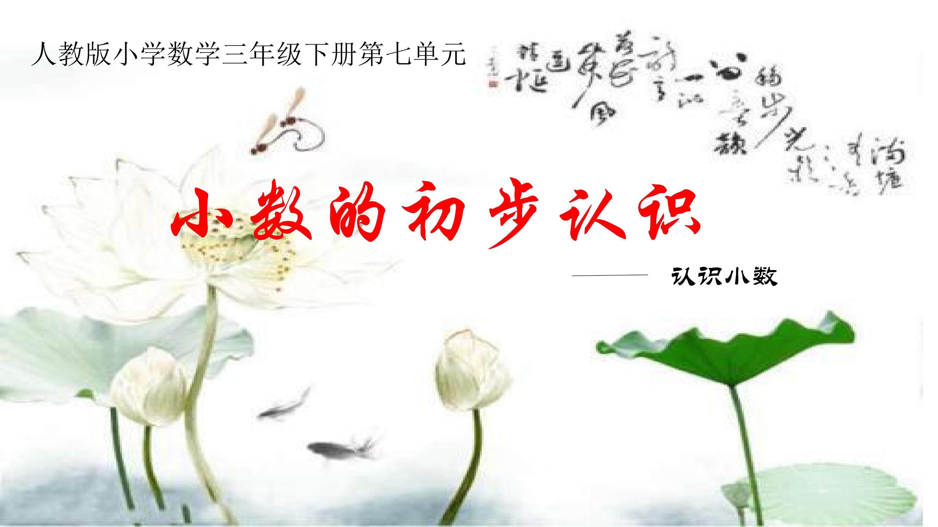 小数的初步认识