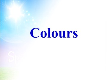 Colours_课件1