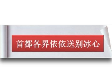 首都各界依依送别冰心_课件1