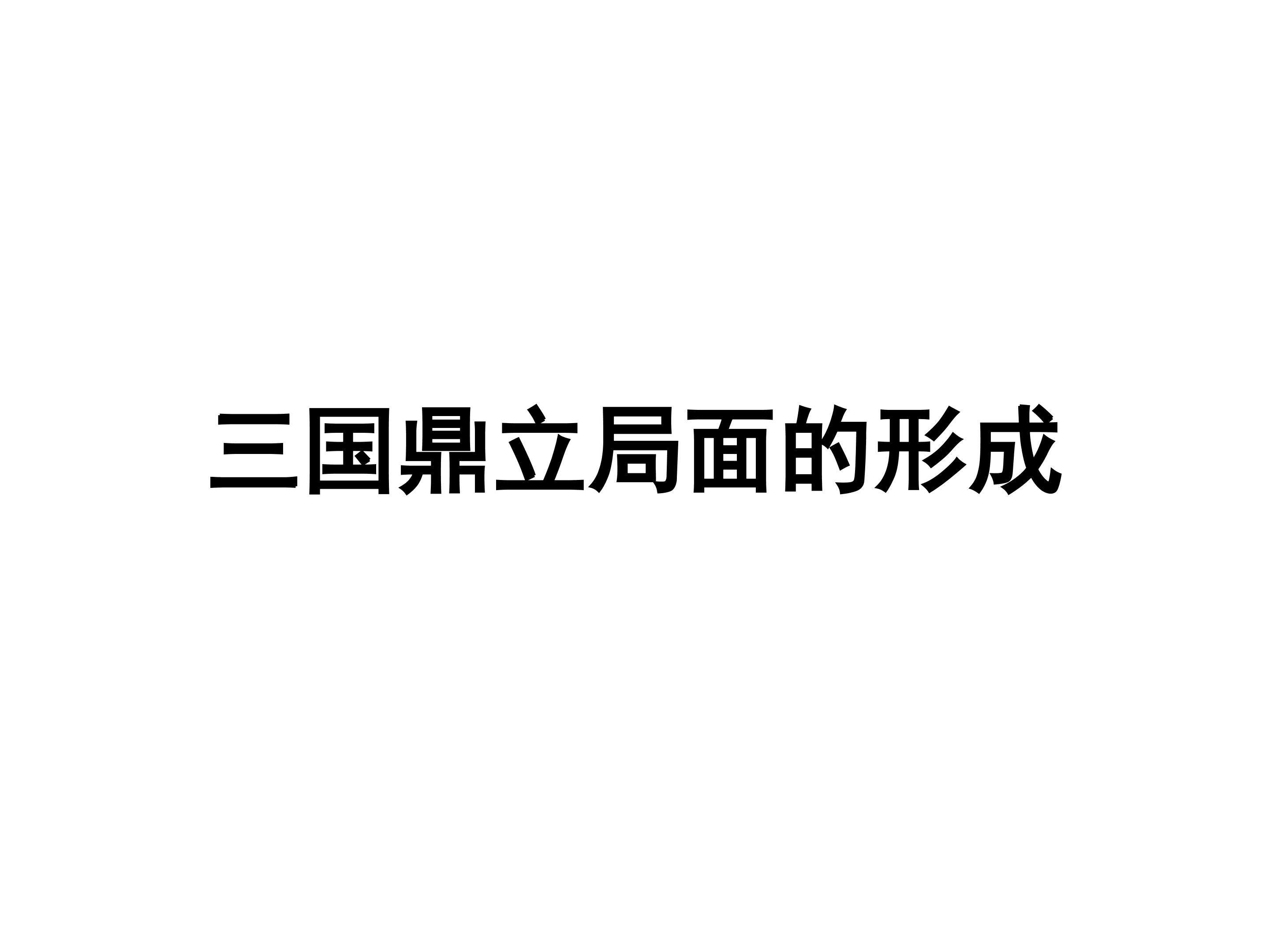 三国鼎立局面的形成_课件1