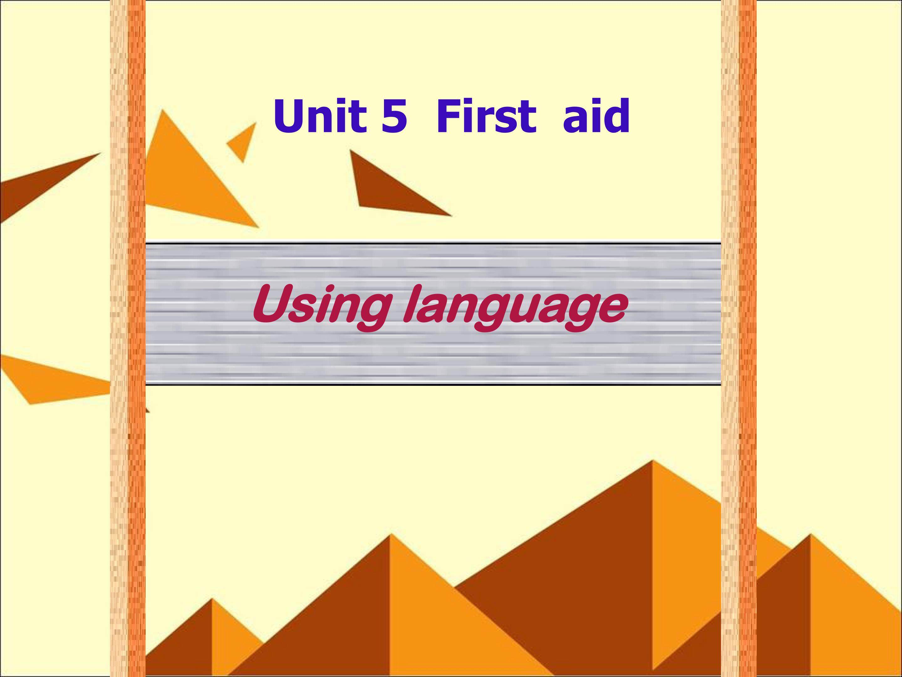 First aid