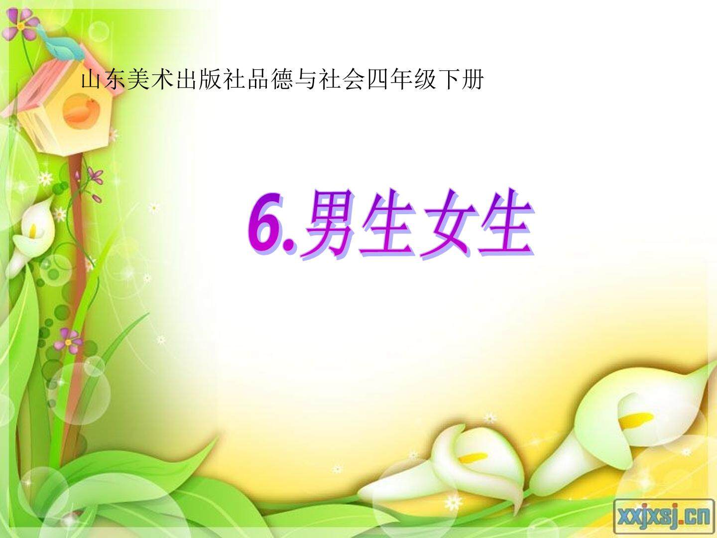 6.男生 女生