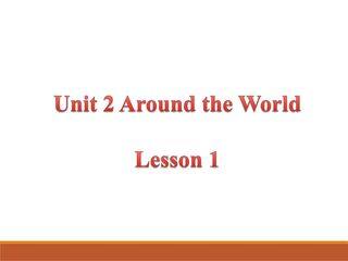 【课件】六年级上册英语人教版新起点Unit 2《Around the World》(Lesson 1)03