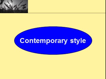 Contemporary style_课件1