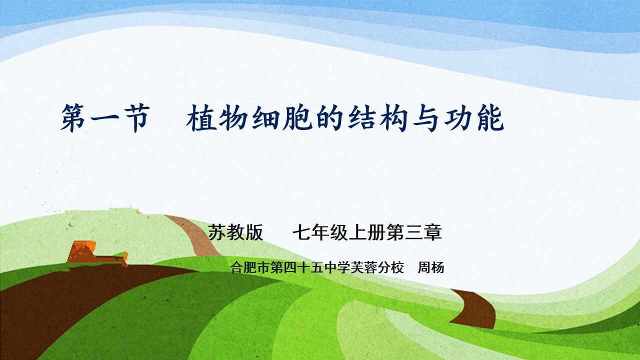 植物细胞的结构与功能
