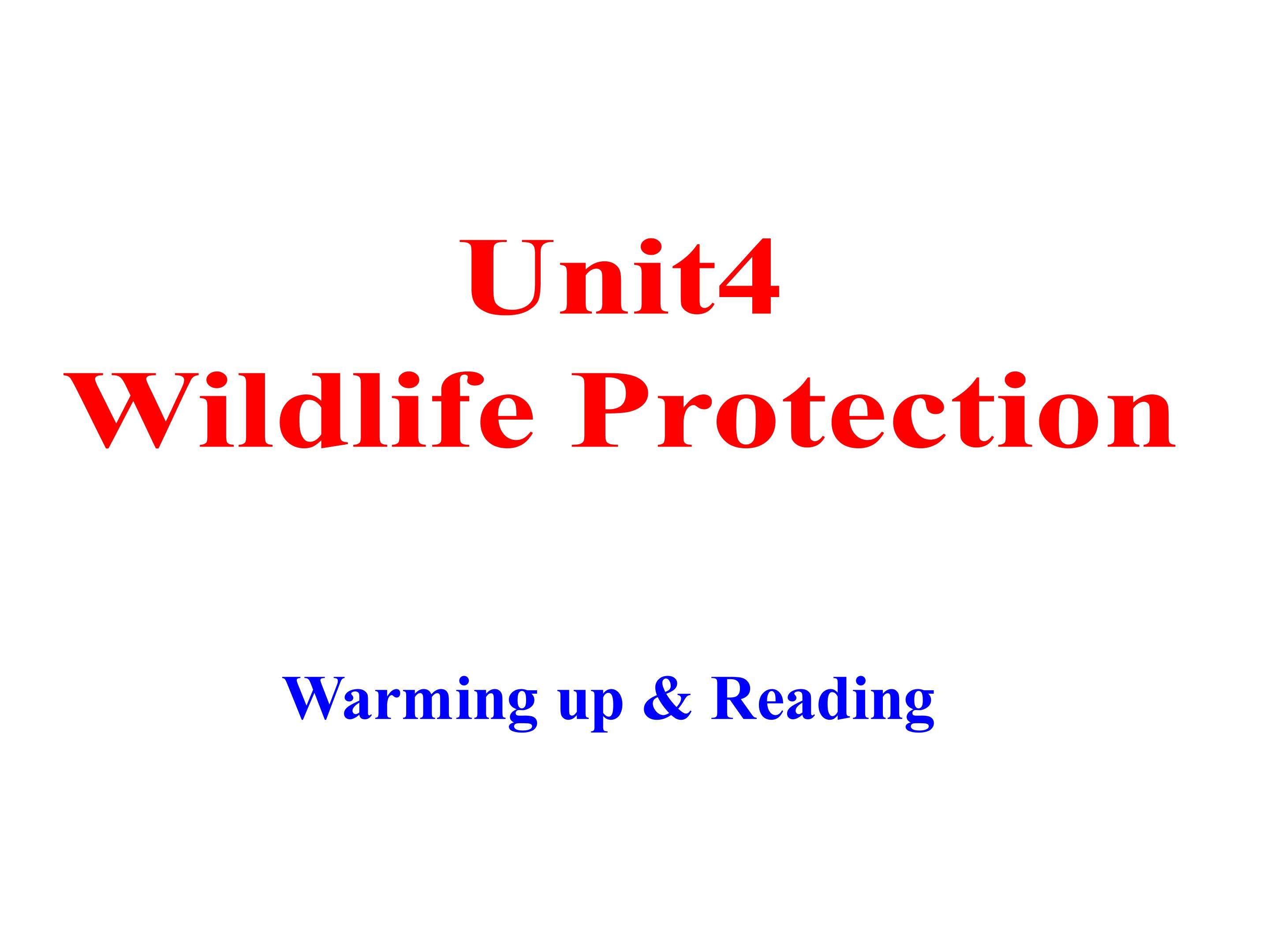 Wildlife Protection
