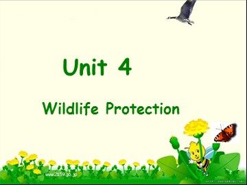 Unit 4 Wildlife protection