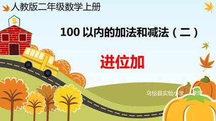 两位数加两位数的进位加法