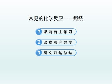 常见的化学反应——燃烧_课件1