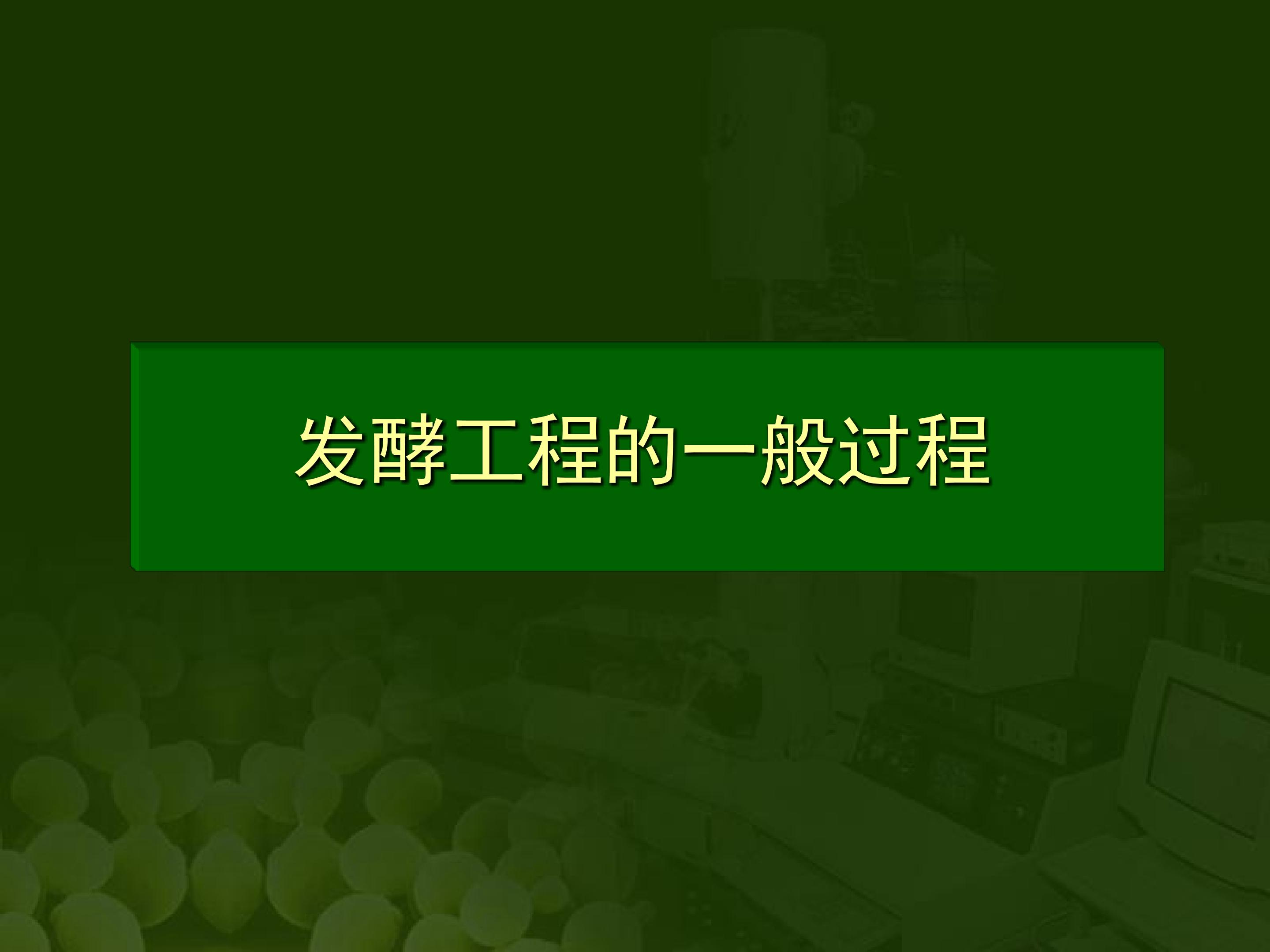 发酵工程的一般过程_课件1